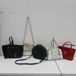 Guess Tote & Satchel Bags Assorted 5pc Lot