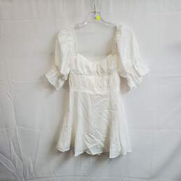 Eggie White Baby Doll Dress WM Size XS NWT alternative image