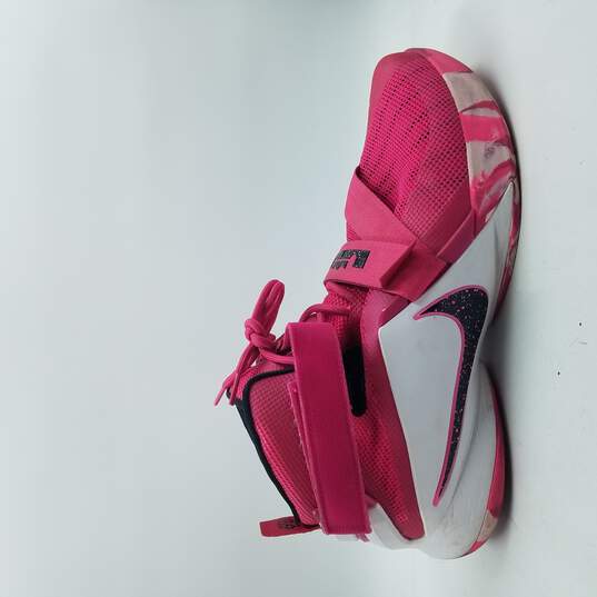 Nike Lebron Soldier 9 'Think Pink' Sneakers Men's Sz 13 image number 1