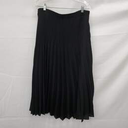 Max Studio Black Pleated Skirt Size XL NWT alternative image
