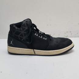 Nike Air Jordan 1 Flight 3 Black Sneakers 706954-002 Size 12