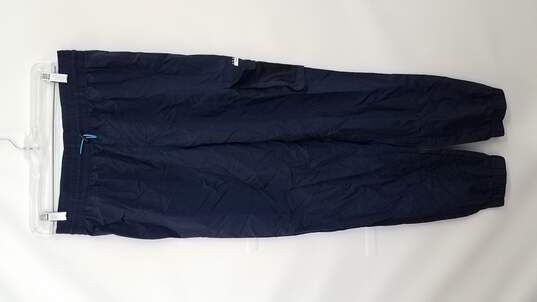 Reebok 100% Nylon Navy Blue Men's Athletic Pants image number 2