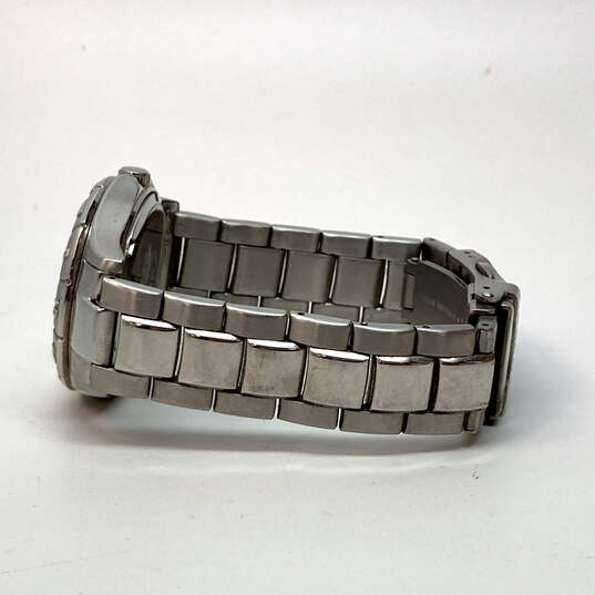 Designer Fossil AM-3726 Silver-Tone Stainless Steel Analog Wristwatch image number 4