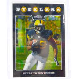 2008 Willie Parker Topps Chrome X-Fractor Pittsburgh Steelers