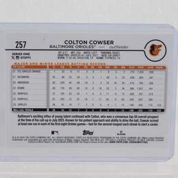 2024 Colton Cowser Topps Rookie Series 1 Baltimore Orioles alternative image