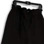 Womens Black Elastic Waist Pull-On Straight Leg Cropped Pants Size 12 image number 3