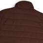 NWT Carhartt Mens Burgundy Sleeveless Mock Neck Full-Zip Puffer Vest Size Large image number 4