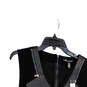 NWT Womens Black Sleeveless Back Zip Knee Length Sheath Dress Size 10 image number 3