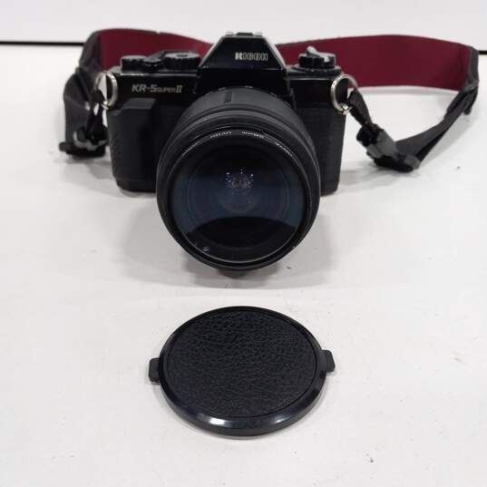 Vintage Ricoh KR-5 Super II Film Camera with Tamron 28-80MM Lens & Strap image number 2