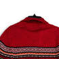 NWT Womens Red Fair Isle Collared Long Sleeve Pullover Sweater Size XL image number 4