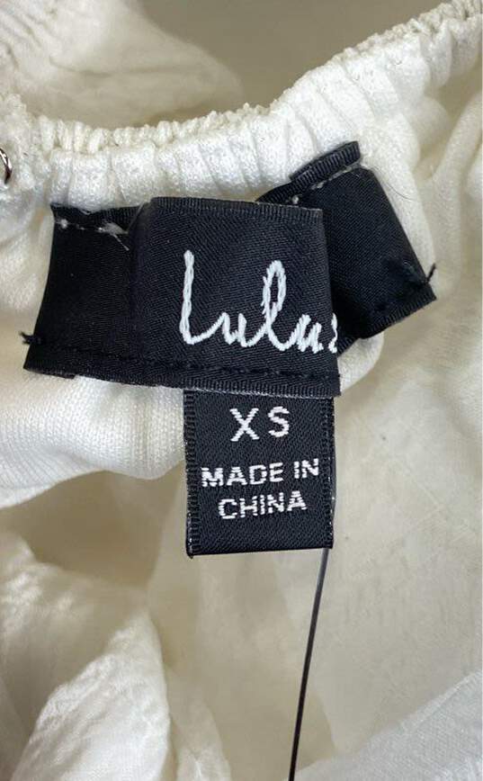 Lulu's White Prairie Maxi Dress - Size X Small NWT image number 3