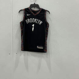 Womens Black Dri Fit Brooklyn Nets D'Angelo Russell Basketball Jersey Sz M