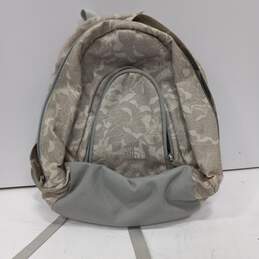 The North Face Grey & White Pandora Mini Backpack