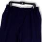 Womens Blue Stretch Elastic Waist Slash Pockets Pull-On Sweatpants Size XL image number 4