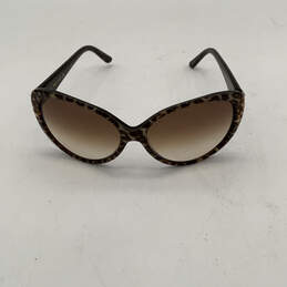 Womens Soliel/S Brown Black Animal Print Cat Eye Sunglasses With Case