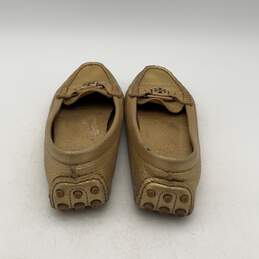 Tory Burch Womens Kendrick Gold Leather Moc Toe Slip-On Loafer Flats Size 7 M alternative image