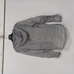 Men's Gray Printed Hurricane Jacket Size S alternative image