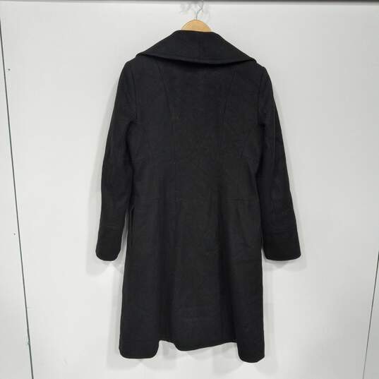 Michael Kors Women's Black Wool Coat Size 10 image number 5