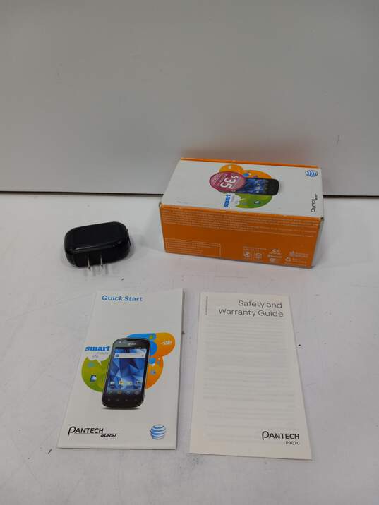 Pantech Burst Cell Phone In Box w/ Accessories image number 2