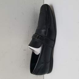 Calvin Klein Shane 34F0085 Black Faux Leather Loafers Shoes Men's Size 9 M