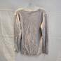 Enzo Mantovani Gray Pullover V-Neck Cashmere Sweater NWT Size L image number 2