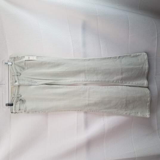Flare Denim Smart White Jeans image number 1