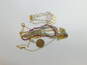 Wendy Mink Gold Filled & Gold Tone Labradorite Garnet Rose Quartz Smoky Quartz 19.6g image number 5