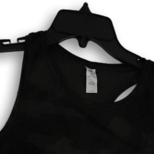 NWT Womens Black Camouflage Scoop Neck Sleeveless Tank Top Size Medium image number 3