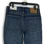 NWT American Eagle Womens Blue Denim Airflex + Distressed Skinny Jeans Sz 31/30 image number 4