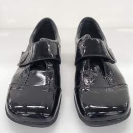 Josef Seibel Women's Black Patent Leather Loafers Shoes Sz 40 alternative image