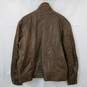Sporty's Pilot Shop Brown Leather Bomber Jacket Size Extra Large image number 2