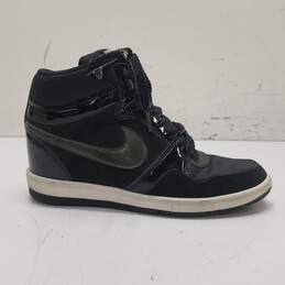 Nike Force Sky High Black Hidden Wedge Casual Sneakers Women's Size 8