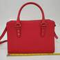 Kate Spade Red Leather Satchel/Convertible Crossbody Handbag image number 4