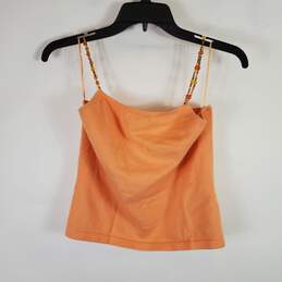 Ralph Lauren Women Orange Sleeveless Top SZ S
