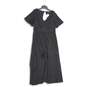 NWT Torrid Womens Black Short Sleeve V-Neck Back Zip Maxi Dress Size 12 image number 1