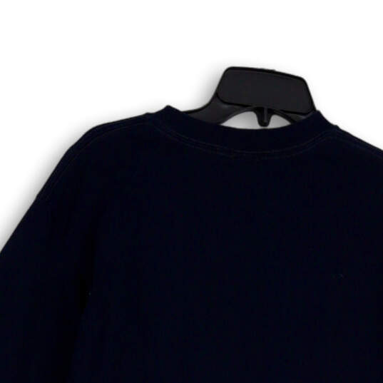 Womens Blue Augustana Crew Neck Long Sleeve Pullover Sweatshirt Size Medium image number 4