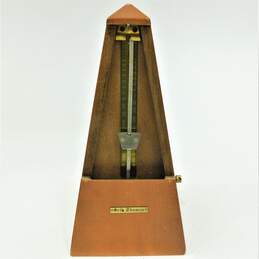 VNTG Seth Thomas Brand Metronome de Maelzel Model Wood Metronome alternative image
