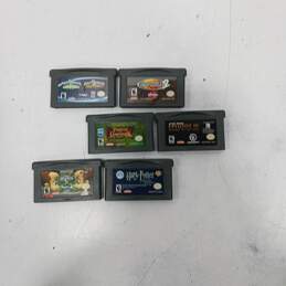 Lot of 6 Assorted Nintendo Game Boy Advance GBA Video Games