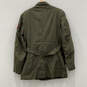 Men Olive Green Marine Corps Belted Military Jacket And Pants 2 Piece Set image number 3