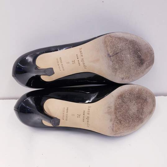 Kate Spade Patent Leather Karolina Heels Black 7.5 image number 6