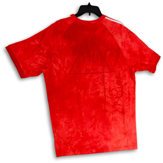 Mens Red Tie Dye Pharrell Williams Human Race 2018 HU Holi T-Shirt Size L image number 4