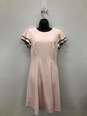 Women's Light Pink Short Ruffled Sleeved Sz 10 Formal Dress image number 1