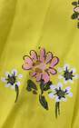LOFT Women's Yellow Floral Dress - L NWT image number 6