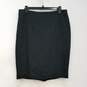 NWT Womens Black Cotton Blend Back Zip Straight & Pencil Skirt Size 12 image number 2