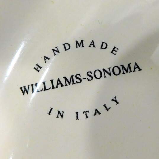 Williams Sonoma Culinary Herb Chip Dip Platter Plate Made In Italy image number 4