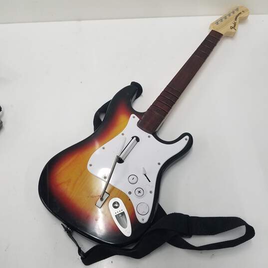 Fender Stratocaster Sunburst Guitar Hero Wii Controller image number 1