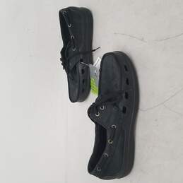 Crocs Mocs Slip On Black Loafers Men's - Size 12