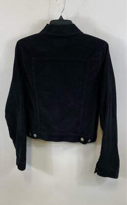 Polo Jeans Co. Ralph Lauren Womens Black Cotton Corduroy Jacket Size Medium alternative image