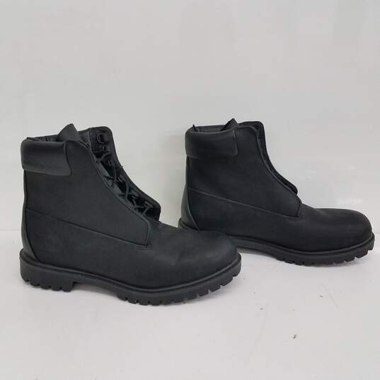 Timberland Black Leather Boots Size 11M image number 2