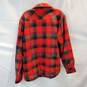 The North Face Full Button Up Flannel Sweater Jacket Men's Size S image number 2